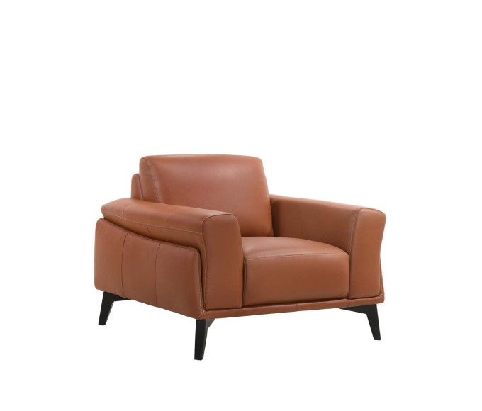 Lucca Top Grain Leather Chair Cognac